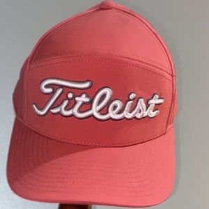Titleist Coral & White Golf Hat